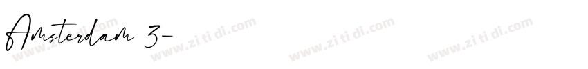 Amsterdam 3字体转换